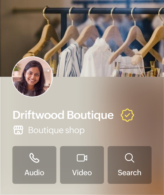 Customer chat conversation preview